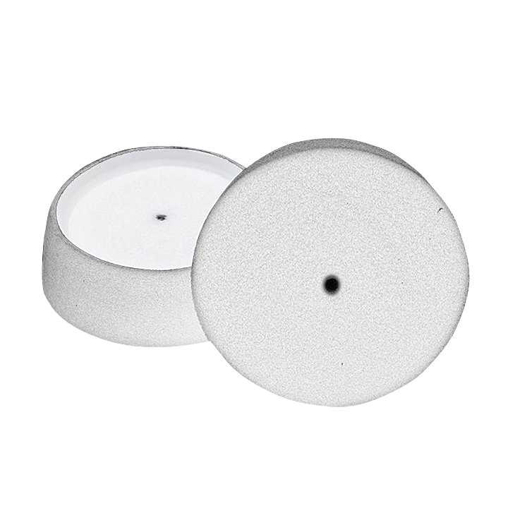 Borla espuma blanca para acabado - 3.5"